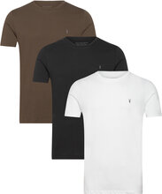 Tonic Ss Crew 3 Pk T-shirts Short-sleeved Svart AllSaints*Betinget Tilbud