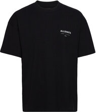 Underground Ss Crew T-shirts Short-sleeved Svart AllSaints*Betinget Tilbud
