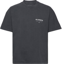 Underground Ss Crew T-shirts Short-sleeved Svart AllSaints*Betinget Tilbud