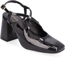 Reggie Onix Black Leather Pumps Shoes Mary Jane Shoe Black ALOHAS