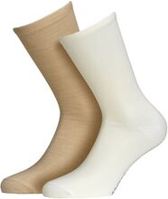 Merino Lifestyle 2-Pack Lingerie Socks Regular Socks Beige Alpacasocks&Co