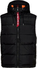 Hooded Puffer Vest Fd Designers Vests Black Alpha Industries