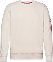Usn Blood Chit Sweater Designers Sweat-shirts & Hoodies Sweat-shirts Cream Alpha Industries