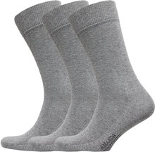 True Ankle Sock 3-Pack Underwear Socks Regular Socks Grey Amanda Christensen