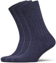 Supreme Sock 3-Pack Underwear Socks Regular Socks Blue Amanda Christensen