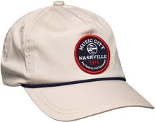 Music City Nashville Lightweight Rope Accessories Headwear Caps Creme American Needle*Betinget Tilbud