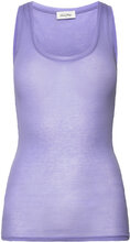 Massachusetts Tops T-shirts & Tops Sleeveless Purple American Vintage