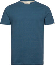 Akrod S/S Tee Noos - Gots Tops T-Kortærmet Skjorte Blue Anerkjendt