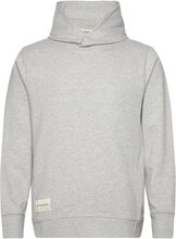 Akmelvin Hoodie Noos - Gots Tops Sweatshirts & Hoodies Hoodies Grey Anerkjendt