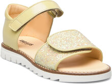 Sandals - Flat Shoes Summer Shoes Sandals Yellow ANGULUS