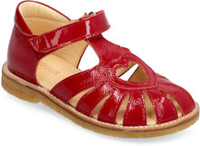Sandals - Flat - Closed Toe - Shoes Summer Shoes Sandals Red ANGULUS