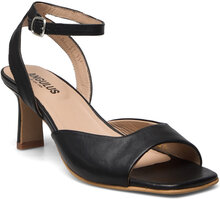 Sandals - Block Heels Sandal Med Klack Black ANGULUS