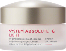 System Absolute Night Cream Light Beauty Women Skin Care Face Moisturizers Night Cream Nude Annemarie Börlind