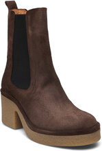 Laurell Platform Shoes Chelsea Boots Brun Anonymous Copenhagen*Betinget Tilbud