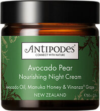 Avocado Pear Nourishing Night Cream Nattkräm Ansiktskräm Nude Antipodes