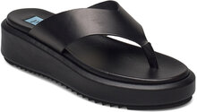 Chuncky Sandal Toe Shoes Summer Shoes Sandals Svart Apair*Betinget Tilbud