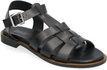 Gladiator Flat Designers Sandals Flat Black Apair