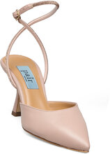 Ancle Sting With Simili Sandal Med Klack Pink Apair