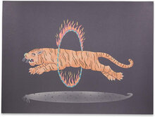 Aparte X Llew Mejia - Amazing Tiger Home Decoration Posters & Frames Posters Animals Multi/patterned Aparte Works