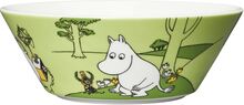 Moomin Bowl Ø15Cm Moomintroll Home Tableware Bowls Breakfast Bowls Green Arabia