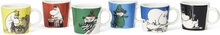 Moomin Minimug Set 6 Pcs 1St Classics Home Tableware Cups & Mugs Espresso Cups Multi/patterned Arabia