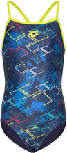 G Daly Swimsuit Light Drop Back Sport Swimsuits Blue Arena
