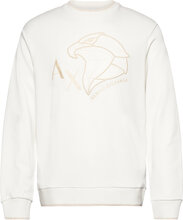 Sweatshirt Tops Sweatshirts & Hoodies Sweatshirts Cream Armani Exchange