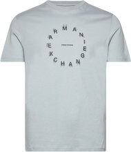 T-Shirt Tops T-Kortærmet Skjorte Blue Armani Exchange