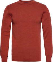 Mariner Sweater "Fouesnant" Tops Knitwear Round Necks Orange Armor Lux