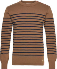 Mariner Sweater "Molène" Tops Knitwear Round Necks Brown Armor Lux