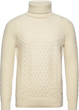 Turtle Neck Sweater Héritage Tops Knitwear Turtlenecks Cream Armor Lux