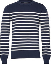 Striped Mariner Sweater "Groix" Tops Knitwear Round Necks Multi/patterned Armor Lux