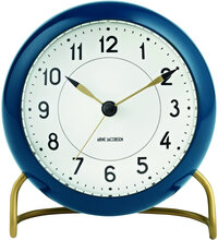 Station Bordur Ø11 Cm Home Decoration Watches Alarm Clocks Blue Arne Jacobsen Clocks