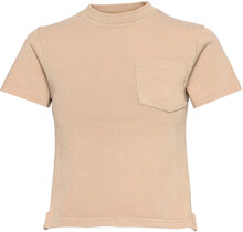T-Shirt Mod.z059 Tops T-shirts & Tops Short-sleeved Beige Aspesi