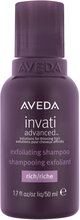 Invati Advanced Exfoliating Shampoo Rich Travel Schampo Nude Aveda