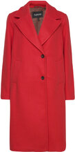 Bycilia Coat 3 - Outerwear Coats Winter Coats Rød B.young*Betinget Tilbud