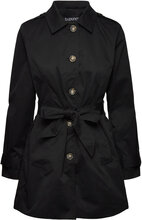 Byamona Trench Coat 3 - Trenchcoat Frakke Black B.young