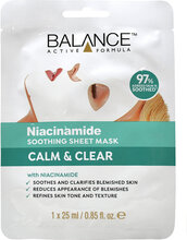 Balance Active Formula Niacinamide Sheet Mask Beauty Women Skin Care Face Masks Sheetmask White Balance Active Formula