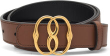 Emblem 25 Rev Designers Belts Brown Bally