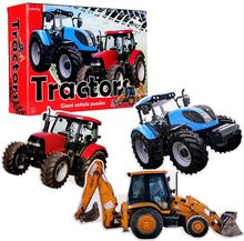 Bt Tractor - Floor Puzzle - Int Toys Puzzles And Games Puzzles Classic Puzzles Multi/patterned Barbo Toys