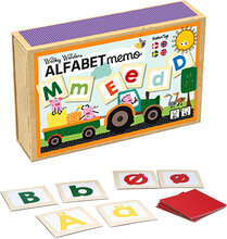 Wacky Wonders Alphabet Memo Toys Puzzles And Games Games Memory Multi/patterned Barbo Toys