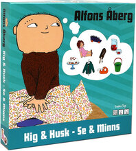Alfons Åberg - Look And Remember Toys Puzzles And Games Games Educational Games Multi/mønstret Alfons Åberg*Betinget Tilbud