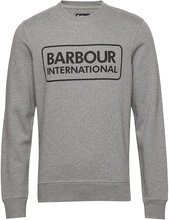 B.intl Large Logo Swea Designers Sweat-shirts & Hoodies Sweat-shirts Grey Barbour