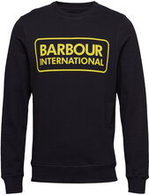 B.intl Large Logo Swea Designers Sweatshirts & Hoodies Sweatshirts Black Barbour