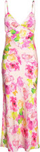 Malinda Slip Dress Maxiklänning Festklänning Pink Bardot