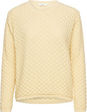Camilla Sweater Tops Knitwear Jumpers Yellow Basic Apparel