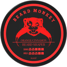 Beard Shaper Orange/Cinnamon Beauty Men Beard & Mustache Beard Wax & Beardbalm Nude Beard Monkey