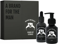 Beard Kit Licorice Beauty MEN ALL SETS Nude Beard Monkey*Betinget Tilbud