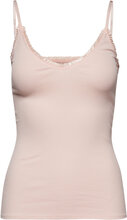 Solid Taylor Top Tops T-shirts & Tops Sleeveless Pink Becksöndergaard