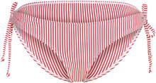 Striba Bibi Bikini Briefs Swimwear Bikinis Bikini Bottoms Side-tie Bikinis Red Becksöndergaard